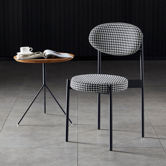 Glam Style Kitchen Dining Chair Metal Dining Armless Side Chairs Clearhalo ' kitchen&dining_furn' 'Dining Chairs' 'Dining Tables & Seating' 'dining_chair' 'furn' 'furn_dining_chair' 'Furniture' 'furniture_dining_chair' 'Kitchen & Dining Furniture' 'kitchen' 4160427