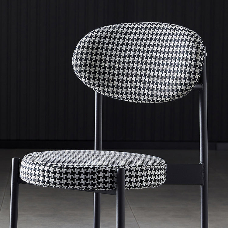 Glam Style Kitchen Dining Chair Metal Dining Armless Side Chairs Clearhalo ' kitchen&dining_furn' 'Dining Chairs' 'Dining Tables & Seating' 'dining_chair' 'furn' 'furn_dining_chair' 'Furniture' 'furniture_dining_chair' 'Kitchen & Dining Furniture' 'kitchen' 4160432