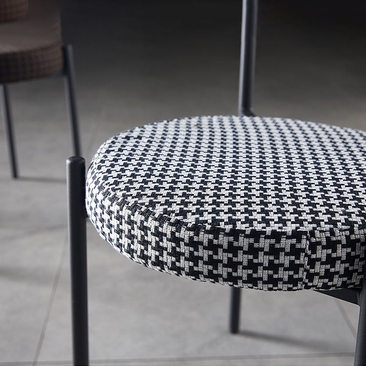 Glam Style Kitchen Dining Chair Metal Dining Armless Side Chairs Clearhalo ' kitchen&dining_furn' 'Dining Chairs' 'Dining Tables & Seating' 'dining_chair' 'furn' 'furn_dining_chair' 'Furniture' 'furniture_dining_chair' 'Kitchen & Dining Furniture' 'kitchen' 4160434