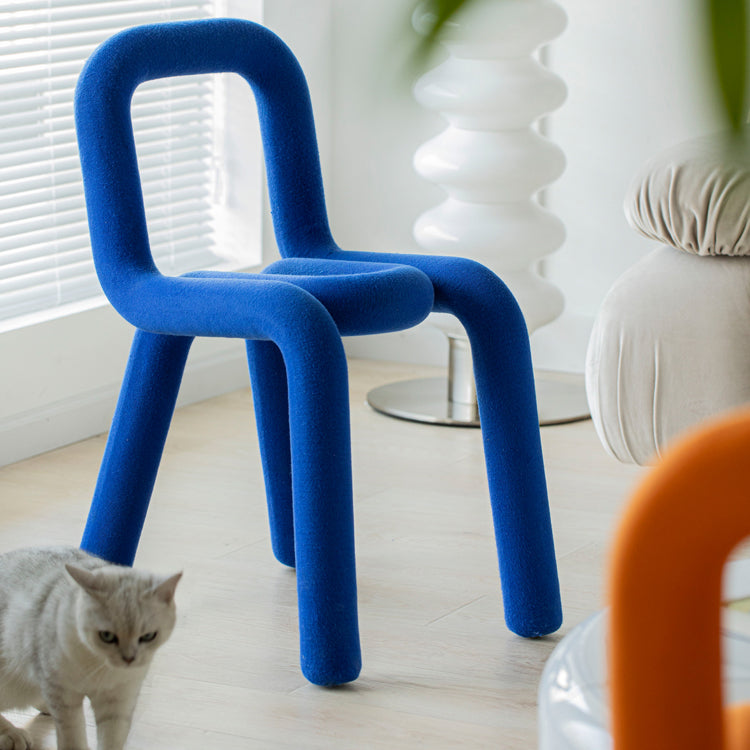 Contemporary Style Dining Room Chair Dining Armless Chair with Metal Legs Clearhalo ' kitchen&dining_furn' 'Dining Chairs' 'Dining Tables & Seating' 'dining_chair' 'furn' 'furn_dining_chair' 'Furniture' 'furniture_dining_chair' 'Kitchen & Dining Furniture' 'kitchen' 4160460