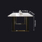 Traditional Luxury Dining Table Rectangle Sintered Stone Dining Table with Sled Base Clearhalo ' dining_table' 'Dining Tables & Seating' 'Dining Tables' 'furn' 'furn_dining_table' 'Furniture' 'furniture_dining_table' 'Kitchen & Dining Furniture' 'kitchen&dining_furn' 'kitchen' 'kitchen_dining_table' 4162697
