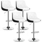 Indoor Rotating Lifting Barstool Nordic Leather Cushion Bar Stool Black Outer & White Inner Set of 4 Clearhalo 'Bar Furniture' 'Bar Stools' 'bar_stools' 'furniture_bar_stools' 'Kitchen & Dining Furniture' 'kitchen&dining_furn' 'kitchen' 'kitchen_furn' Furniture' 4182155