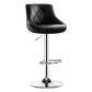 Indoor Rotating Lifting Barstool Nordic Leather Cushion Bar Stool Black 1 Piece Clearhalo 'Bar Furniture' 'Bar Stools' 'bar_stools' 'furniture_bar_stools' 'Kitchen & Dining Furniture' 'kitchen&dining_furn' 'kitchen' 'kitchen_furn' Furniture' 4182156