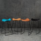 Black Iron Backless Quilted Barstool Industrial Indoor Tall Stool with Leather Seat Clearhalo 'Bar Furniture' 'Bar Stools' 'bar_stools' 'furniture_bar_stools' 'Kitchen & Dining Furniture' 'kitchen&dining_furn' 'kitchen' 'kitchen_furn' Furniture' 4182166