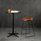 Black Iron Backless Quilted Barstool Industrial Indoor Tall Stool with Leather Seat Clearhalo 'Bar Furniture' 'Bar Stools' 'bar_stools' 'furniture_bar_stools' 'Kitchen & Dining Furniture' 'kitchen&dining_furn' 'kitchen' 'kitchen_furn' Furniture' 4182168