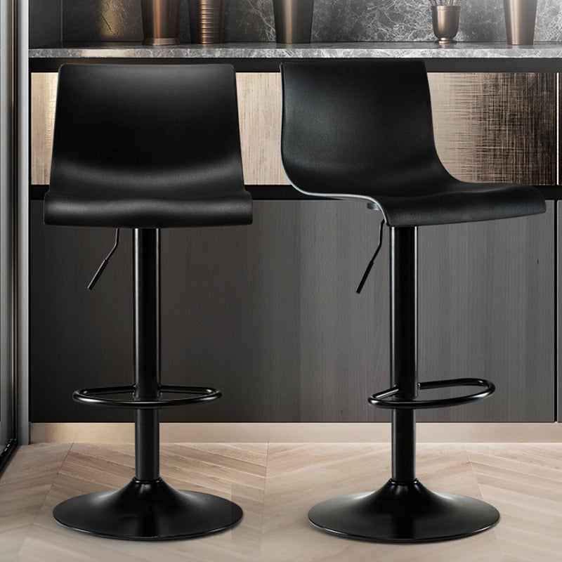 Modern Plastic Seats Barstool Rotating Lifting Metal Bar Stool for Indoor Clearhalo 'Bar Furniture' 'Bar Stools' 'bar_stools' 'furniture_bar_stools' 'Kitchen & Dining Furniture' 'kitchen&dining_furn' 'kitchen' 'kitchen_furn' Furniture' 4182193