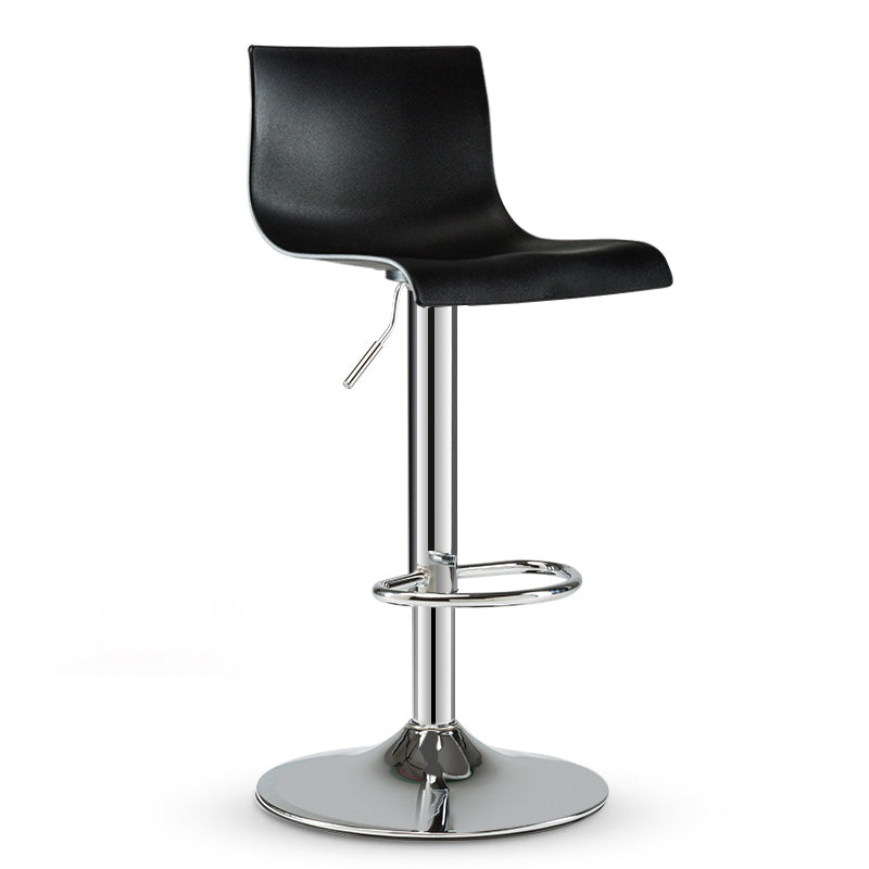 Modern Plastic Seats Barstool Rotating Lifting Metal Bar Stool for Indoor Black-Silver 1 Piece Clearhalo 'Bar Furniture' 'Bar Stools' 'bar_stools' 'furniture_bar_stools' 'Kitchen & Dining Furniture' 'kitchen&dining_furn' 'kitchen' 'kitchen_furn' Furniture' 4182199