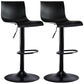 Modern Plastic Seats Barstool Rotating Lifting Metal Bar Stool for Indoor Black Set of 2 Clearhalo 'Bar Furniture' 'Bar Stools' 'bar_stools' 'furniture_bar_stools' 'Kitchen & Dining Furniture' 'kitchen&dining_furn' 'kitchen' 'kitchen_furn' Furniture' 4182207