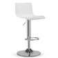 Modern Plastic Seats Barstool Rotating Lifting Metal Bar Stool for Indoor White-Silver 1 Piece Clearhalo 'Bar Furniture' 'Bar Stools' 'bar_stools' 'furniture_bar_stools' 'Kitchen & Dining Furniture' 'kitchen&dining_furn' 'kitchen' 'kitchen_furn' Furniture' 4182210