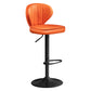 Nordic Style Leather Upholstered Barstool Adjustable Height Swivel Bar Stool Clearhalo 'Bar Furniture' 'Bar Stools' 'bar_stools' 'furniture_bar_stools' 'Kitchen & Dining Furniture' 'kitchen&dining_furn' 'kitchen' 'kitchen_furn' Furniture' 4182222