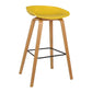 Contemporary Simple Counter Stools 29 Inch Indoor Bar Stool with Metal Leg Clearhalo 'Bar Furniture' 'Bar Stools' 'bar_stools' 'furniture_bar_stools' 'Kitchen & Dining Furniture' 'kitchen&dining_furn' 'kitchen' 'kitchen_furn' Furniture' 4182248