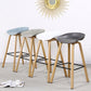 Contemporary Simple Counter Stools 29 Inch Indoor Bar Stool with Metal Leg Clearhalo 'Bar Furniture' 'Bar Stools' 'bar_stools' 'furniture_bar_stools' 'Kitchen & Dining Furniture' 'kitchen&dining_furn' 'kitchen' 'kitchen_furn' Furniture' 4182256