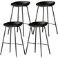 Industrial Leather Distressed Quilted Barstool Indoor Tall Stool with Bucket Seat Dark Green Set of 4 Clearhalo 'Bar Furniture' 'Bar Stools' 'bar_stools' 'furniture_bar_stools' 'Kitchen & Dining Furniture' 'kitchen&dining_furn' 'kitchen' 'kitchen_furn' Furniture' 4182295