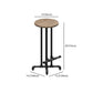 Wood Iron Bar Stool Industrial Style Backless 28.74" H Counter Stool with Round Seat Clearhalo 'Bar Furniture' 'Bar Stools' 'bar_stools' 'furniture_bar_stools' 'Kitchen & Dining Furniture' 'kitchen&dining_furn' 'kitchen' 'kitchen_furn' Furniture' 4182315