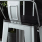 Silver Iron Bar Stool Industrial Style Low Back Counter Stool with Square Seat Clearhalo 'Bar Furniture' 'Bar Stools' 'bar_stools' 'furniture_bar_stools' 'Kitchen & Dining Furniture' 'kitchen&dining_furn' 'kitchen' 'kitchen_furn' Furniture' 4182336