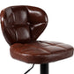Industrial Style Leather Upholstered Barstool Adjustable Height Swivel Bar Stool Clearhalo 'Bar Furniture' 'Bar Stools' 'bar_stools' 'furniture_bar_stools' 'Kitchen & Dining Furniture' 'kitchen&dining_furn' 'kitchen' 'kitchen_furn' Furniture' 4182412