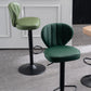 Modern Adjustable Barstool Leather Cushion Bar Stool for Living Room Clearhalo 'Bar Furniture' 'Bar Stools' 'bar_stools' 'furniture_bar_stools' 'Kitchen & Dining Furniture' 'kitchen&dining_furn' 'kitchen' 'kitchen_furn' Furniture' 4182472