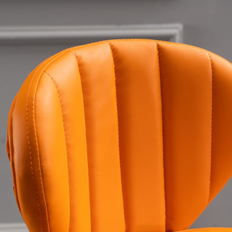 Modern Adjustable Barstool Leather Cushion Bar Stool for Living Room Clearhalo 'Bar Furniture' 'Bar Stools' 'bar_stools' 'furniture_bar_stools' 'Kitchen & Dining Furniture' 'kitchen&dining_furn' 'kitchen' 'kitchen_furn' Furniture' 4182477