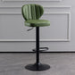Modern Adjustable Barstool Leather Cushion Bar Stool for Living Room Army Green Black 1 Piece Clearhalo 'Bar Furniture' 'Bar Stools' 'bar_stools' 'furniture_bar_stools' 'Kitchen & Dining Furniture' 'kitchen&dining_furn' 'kitchen' 'kitchen_furn' Furniture' 4182498