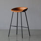 Industrial Leather Distressed Quilted Barstool Living Room Bar Stool with Bucket Seat Clearhalo 'Bar Furniture' 'Bar Stools' 'bar_stools' 'furniture_bar_stools' 'Kitchen & Dining Furniture' 'kitchen&dining_furn' 'kitchen' 'kitchen_furn' Furniture' 4182526
