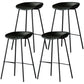Industrial Leather Distressed Quilted Barstool Living Room Bar Stool with Bucket Seat Blackish Green Set of 4 Clearhalo 'Bar Furniture' 'Bar Stools' 'bar_stools' 'furniture_bar_stools' 'Kitchen & Dining Furniture' 'kitchen&dining_furn' 'kitchen' 'kitchen_furn' Furniture' 4182530