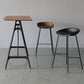 Industrial Leather Distressed Quilted Barstool Living Room Bar Stool with Bucket Seat Clearhalo 'Bar Furniture' 'Bar Stools' 'bar_stools' 'furniture_bar_stools' 'Kitchen & Dining Furniture' 'kitchen&dining_furn' 'kitchen' 'kitchen_furn' Furniture' 4182531