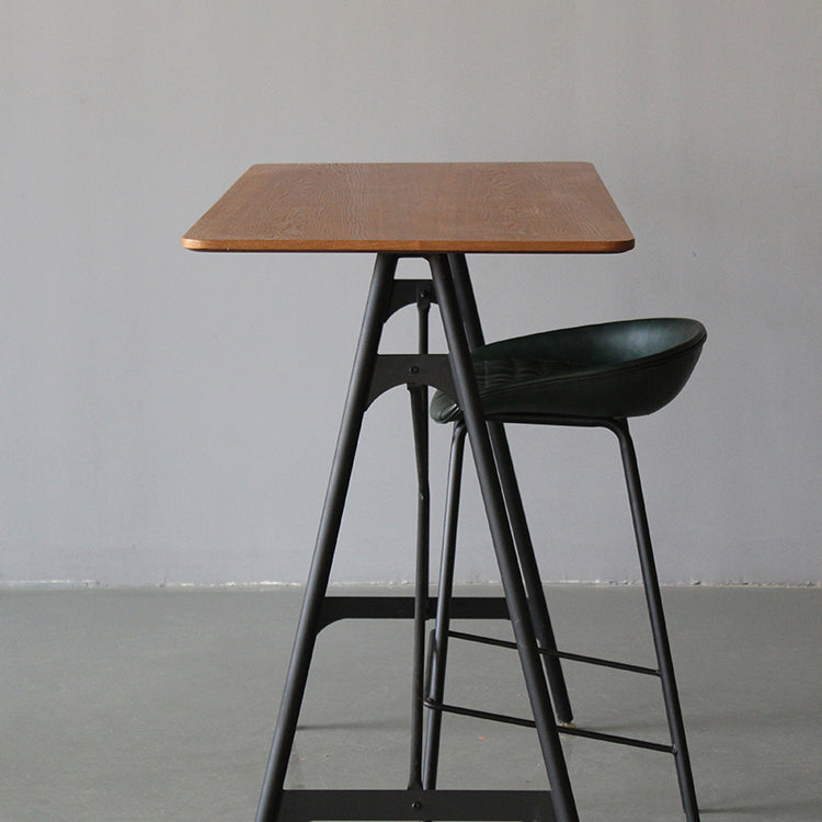 Industrial Leather Distressed Quilted Barstool Living Room Bar Stool with Bucket Seat Clearhalo 'Bar Furniture' 'Bar Stools' 'bar_stools' 'furniture_bar_stools' 'Kitchen & Dining Furniture' 'kitchen&dining_furn' 'kitchen' 'kitchen_furn' Furniture' 4182543