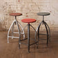 Industrial Adjustable Height Iron Bar Stool 33-inch Round Bristol Bar Stool, 1 Piece Clearhalo 'Bar Furniture' 'Bar Stools' 'bar_stools' 'furniture_bar_stools' 'Kitchen & Dining Furniture' 'kitchen&dining_furn' 'kitchen' 'kitchen_furn' Furniture' 4182573