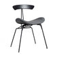 Industrial Black Counter Stools Iron Upholstered Bar Stools Bristol with Contoured Seat Grey 1 Piece Short Stool(18"H) Clearhalo 'Bar Furniture' 'Bar Stools' 'bar_stools' 'furniture_bar_stools' 'Kitchen & Dining Furniture' 'kitchen&dining_furn' 'kitchen' 'kitchen_furn' Furniture' 4182582