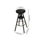 Height Adjustable Metal Barstools Industrial Style Backless Counter Stools Black Clearhalo 'Bar Furniture' 'Bar Stools' 'bar_stools' 'furniture_bar_stools' 'Kitchen & Dining Furniture' 'kitchen&dining_furn' 'kitchen' 'kitchen_furn' Furniture' 4182706