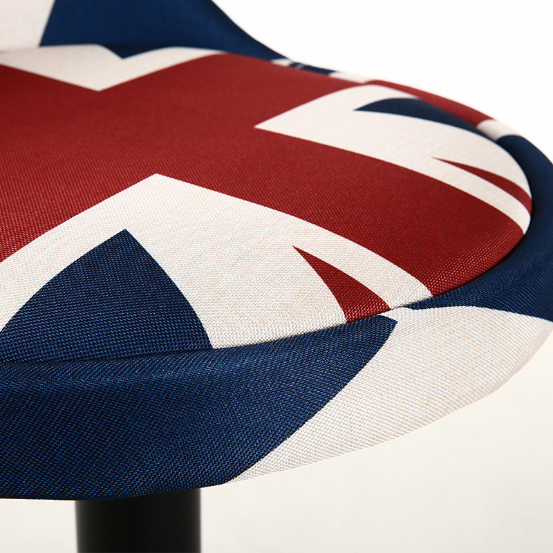 Industrial Metal Adjustable Swivel Barstool with Cushion 32" Height Bar Stool 1 Piece Clearhalo 'Bar Furniture' 'Bar Stools' 'bar_stools' 'furniture_bar_stools' 'Kitchen & Dining Furniture' 'kitchen&dining_furn' 'kitchen' 'kitchen_furn' Furniture' 4182714