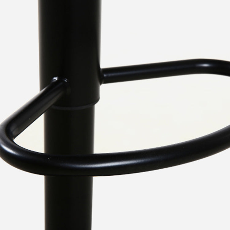 Industrial Metal Adjustable Swivel Barstool with Cushion 32" Height Bar Stool 1 Piece Clearhalo 'Bar Furniture' 'Bar Stools' 'bar_stools' 'furniture_bar_stools' 'Kitchen & Dining Furniture' 'kitchen&dining_furn' 'kitchen' 'kitchen_furn' Furniture' 4182719