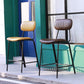 Industrial Leather Distressed Quilted Barstool Indoor Tall Stool with Rectangle Seat Clearhalo 'Bar Furniture' 'Bar Stools' 'bar_stools' 'furniture_bar_stools' 'Kitchen & Dining Furniture' 'kitchen&dining_furn' 'kitchen' 'kitchen_furn' Furniture' 4182753