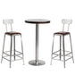 Armless Indoor Barstool Industrial Leather Counter Stool Brushed Silver Clearhalo 'Bar Furniture' 'Bar Stools' 'bar_stools' 'furniture_bar_stools' 'Kitchen & Dining Furniture' 'kitchen&dining_furn' 'kitchen' 'kitchen_furn' Furniture' 4182789