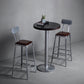 Armless Indoor Barstool Industrial Leather Counter Stool Brushed Silver Clearhalo 'Bar Furniture' 'Bar Stools' 'bar_stools' 'furniture_bar_stools' 'Kitchen & Dining Furniture' 'kitchen&dining_furn' 'kitchen' 'kitchen_furn' Furniture' 4182795