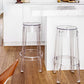 Nordic Style 30-inch Barstool Transparent Plastic Bar Stool for Dinning Room Clearhalo 'Bar Furniture' 'Bar Stools' 'bar_stools' 'furniture_bar_stools' 'Kitchen & Dining Furniture' 'kitchen&dining_furn' 'kitchen' 'kitchen_furn' Furniture' 4182821