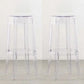 Nordic Style 30-inch Barstool Transparent Plastic Bar Stool for Dinning Room Clear Set of 2 Clearhalo 'Bar Furniture' 'Bar Stools' 'bar_stools' 'furniture_bar_stools' 'Kitchen & Dining Furniture' 'kitchen&dining_furn' 'kitchen' 'kitchen_furn' Furniture' 4182823