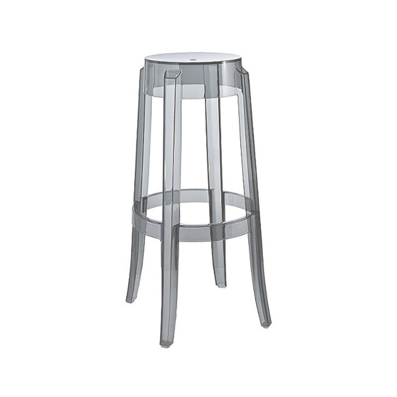 Nordic Style 30-inch Barstool Transparent Plastic Bar Stool for Dinning Room Clearhalo 'Bar Furniture' 'Bar Stools' 'bar_stools' 'furniture_bar_stools' 'Kitchen & Dining Furniture' 'kitchen&dining_furn' 'kitchen' 'kitchen_furn' Furniture' 4182829