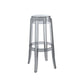 Nordic Style 30-inch Barstool Transparent Plastic Bar Stool for Dinning Room Smoke Gray 1 Piece Clearhalo 'Bar Furniture' 'Bar Stools' 'bar_stools' 'furniture_bar_stools' 'Kitchen & Dining Furniture' 'kitchen&dining_furn' 'kitchen' 'kitchen_furn' Furniture' 4182834