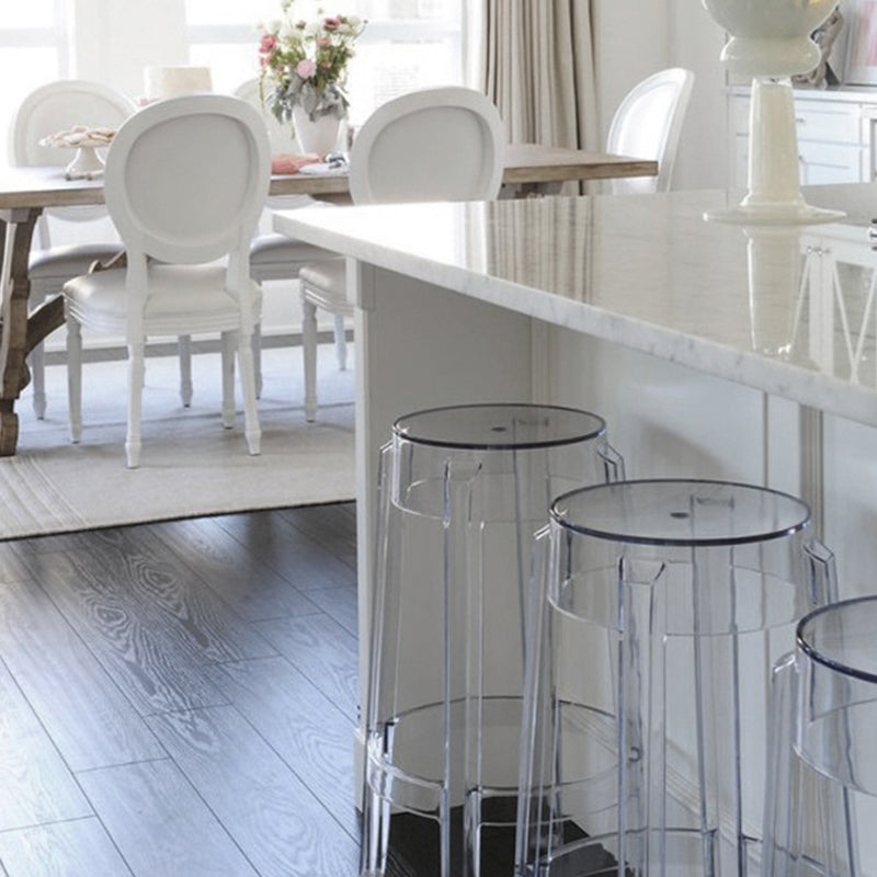 Nordic Style 30-inch Barstool Transparent Plastic Bar Stool for Dinning Room Clearhalo 'Bar Furniture' 'Bar Stools' 'bar_stools' 'furniture_bar_stools' 'Kitchen & Dining Furniture' 'kitchen&dining_furn' 'kitchen' 'kitchen_furn' Furniture' 4182839