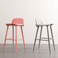 Nordic Style Plastic Barstool Colorful 4 Legs Bar Stool for Living Room Clearhalo 'Bar Furniture' 'Bar Stools' 'bar_stools' 'furniture_bar_stools' 'Kitchen & Dining Furniture' 'kitchen&dining_furn' 'kitchen' 'kitchen_furn' Furniture' 4182863