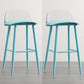 Nordic Style Plastic Barstool Colorful 4 Legs Bar Stool for Living Room Blue-Clear Set of 2 Clearhalo 'Bar Furniture' 'Bar Stools' 'bar_stools' 'furniture_bar_stools' 'Kitchen & Dining Furniture' 'kitchen&dining_furn' 'kitchen' 'kitchen_furn' Furniture' 4182878