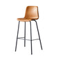 Industrial Upholstered Distressed Quilted Barstool Indoor Tall Stool with Bucket Seat Clearhalo 'Bar Furniture' 'Bar Stools' 'bar_stools' 'furniture_bar_stools' 'Kitchen & Dining Furniture' 'kitchen&dining_furn' 'kitchen' 'kitchen_furn' Furniture' 4182900