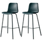 Industrial Upholstered Distressed Quilted Barstool Indoor Tall Stool with Bucket Seat Green Set of 2 Clearhalo 'Bar Furniture' 'Bar Stools' 'bar_stools' 'furniture_bar_stools' 'Kitchen & Dining Furniture' 'kitchen&dining_furn' 'kitchen' 'kitchen_furn' Furniture' 4182906