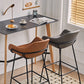 1Pcs Industrial Style Counter Stool Iron Upholstered Bristol Bar Stool with Bucket Seat Clearhalo 'Bar Furniture' 'Bar Stools' 'bar_stools' 'furniture_bar_stools' 'Kitchen & Dining Furniture' 'kitchen&dining_furn' 'kitchen' 'kitchen_furn' Furniture' 4182945