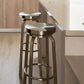 Glossy Backless Barstool Brushed Stainless Steel Industrial Indoor Tall Stool 1 Piece Clearhalo 'Bar Furniture' 'Bar Stools' 'bar_stools' 'furn' 'furn_bar_stools' 'furniture_bar_stools' 'Kitchen & Dining Furniture' 'kitchen&dining_furn' 'kitchen' 'kitchen_furn' Furniture' 4182964