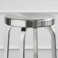 Glossy Backless Barstool Brushed Stainless Steel Industrial Indoor Tall Stool 1 Piece Clearhalo 'Bar Furniture' 'Bar Stools' 'bar_stools' 'furn' 'furn_bar_stools' 'furniture_bar_stools' 'Kitchen & Dining Furniture' 'kitchen&dining_furn' 'kitchen' 'kitchen_furn' Furniture' 4182968