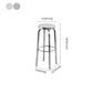 Glossy Backless Barstool Brushed Stainless Steel Industrial Indoor Tall Stool 1 Piece Clearhalo 'Bar Furniture' 'Bar Stools' 'bar_stools' 'furn' 'furn_bar_stools' 'furniture_bar_stools' 'Kitchen & Dining Furniture' 'kitchen&dining_furn' 'kitchen' 'kitchen_furn' Furniture' 4182972
