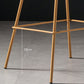 Scandinavian Metal Plastic Counter Stools Low Back Indoor Bar Stool with Bucket Seat Clearhalo 'Bar Furniture' 'Bar Stools' 'bar_stools' 'furniture_bar_stools' 'Kitchen & Dining Furniture' 'kitchen&dining_furn' 'kitchen' 'kitchen_furn' Furniture' 4182988