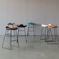 Black PU Leather Barstools Industrial Low Back Bristol Counter Stool with Saddle Seat Clearhalo 'Bar Furniture' 'Bar Stools' 'bar_stools' 'furniture_bar_stools' 'Kitchen & Dining Furniture' 'kitchen&dining_furn' 'kitchen' 'kitchen_furn' Furniture' 4183011